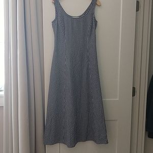 Gingham check summer dress